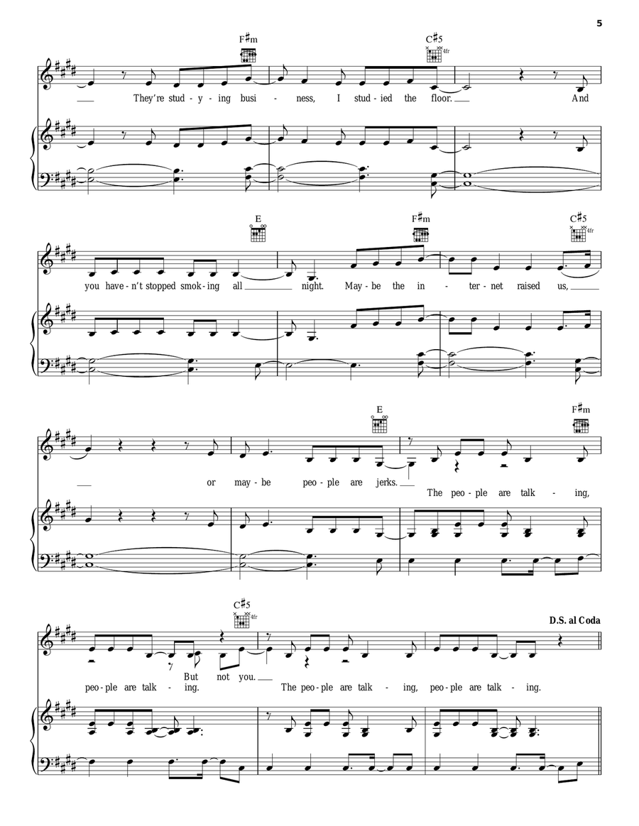 A World Alone A World Alone Acoustic Guitar scores gallery preview page 5