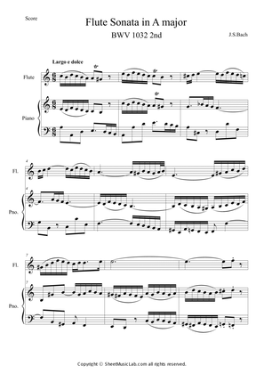 Flute Sonata in A major BWV 1032 2nd