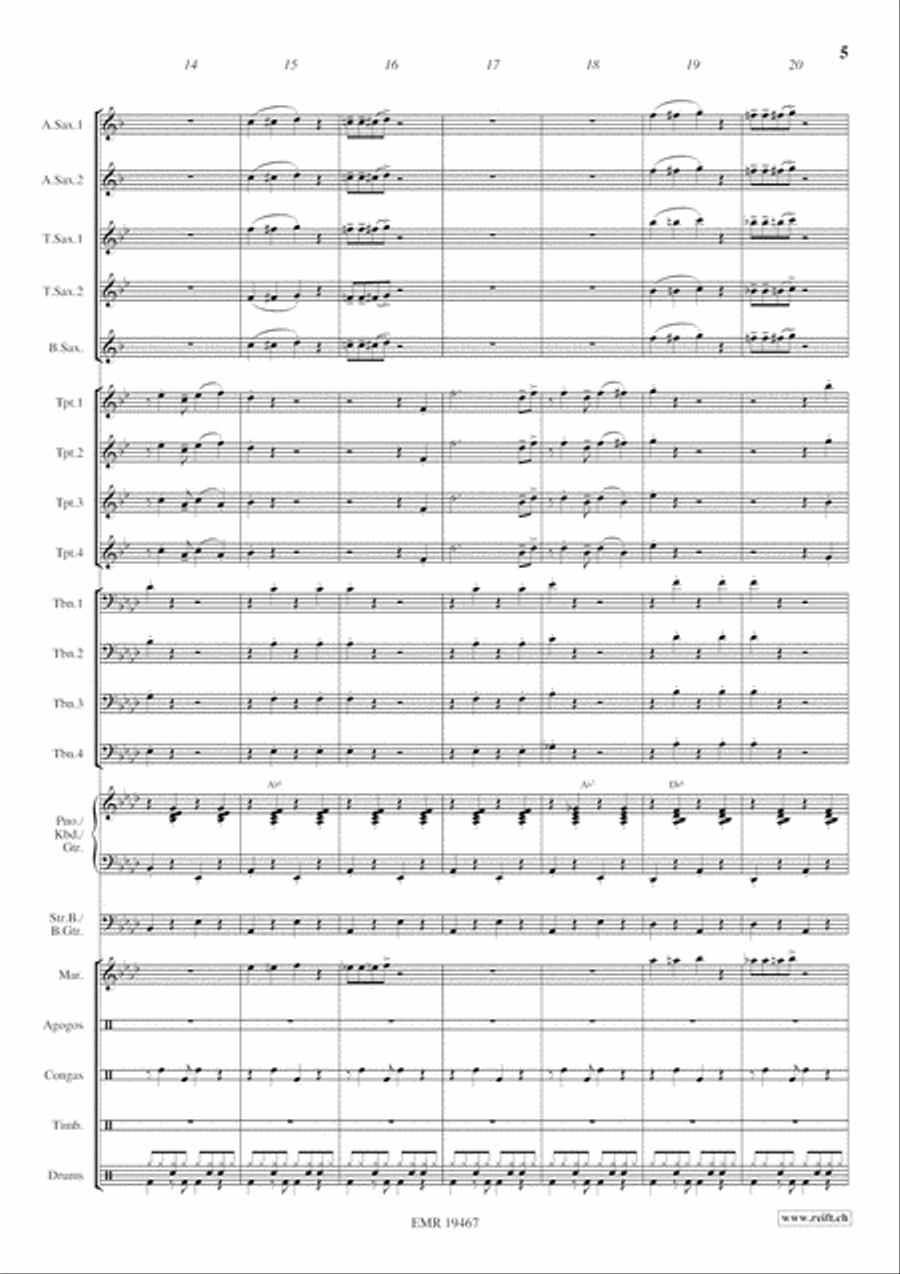 Brasilia Brasilia Big Band scores gallery preview page 6