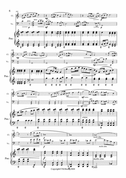 Murray - Rondo - Clarinet, Cello & Piano