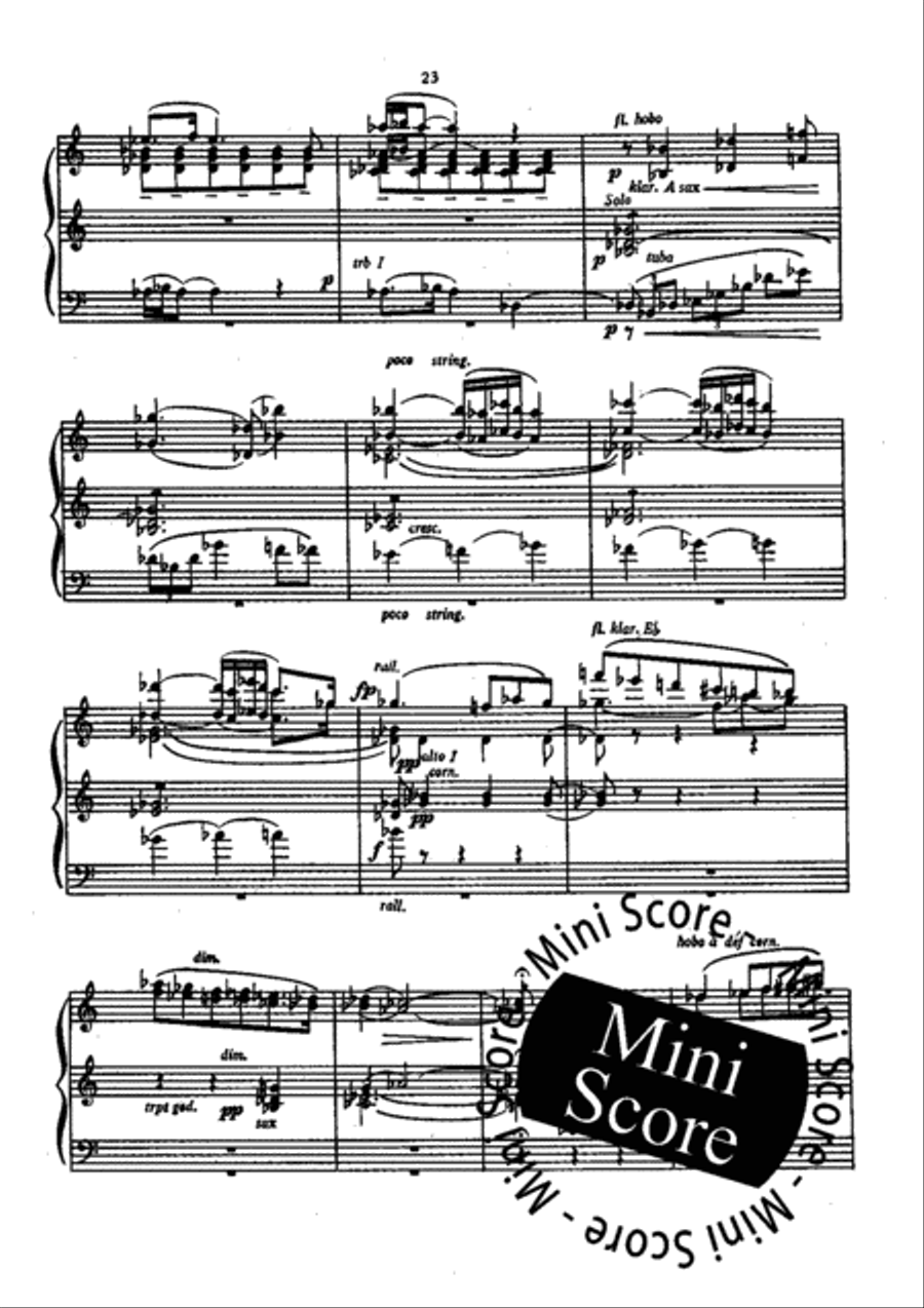 Cyrano de Bergerac Concert Band scores gallery preview page 27