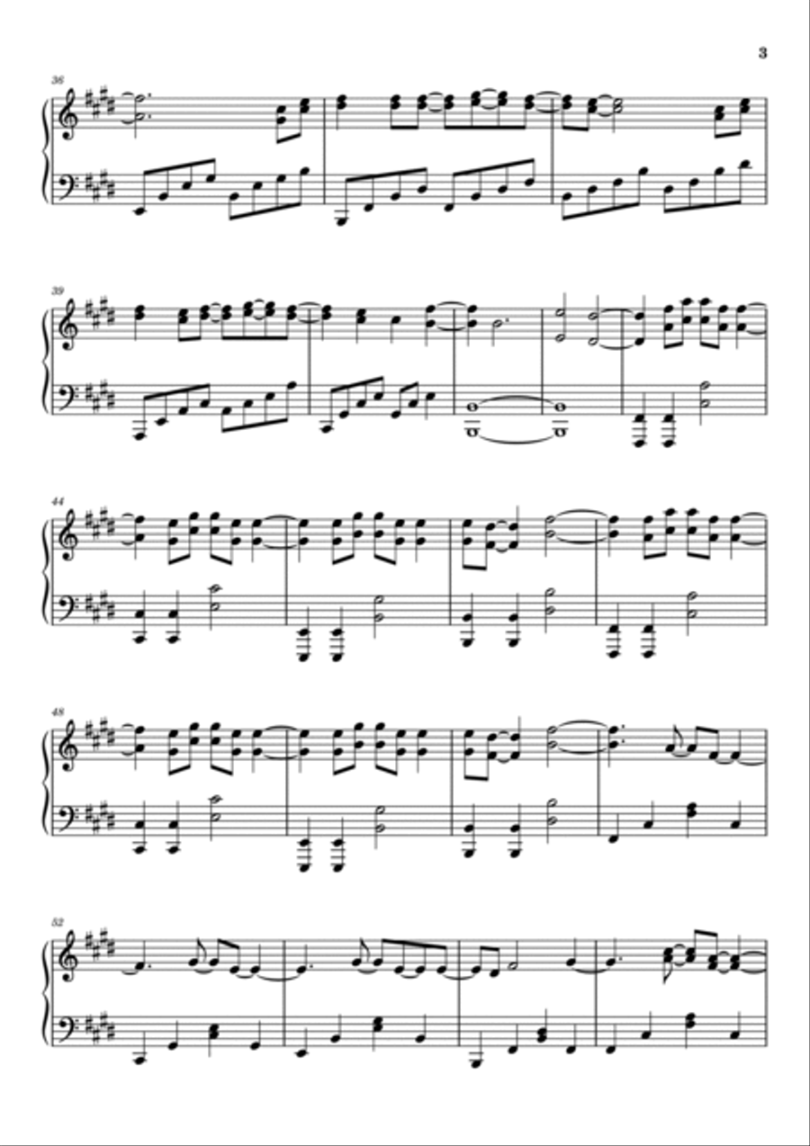 Incomplete Piano Solo scores gallery preview page 3