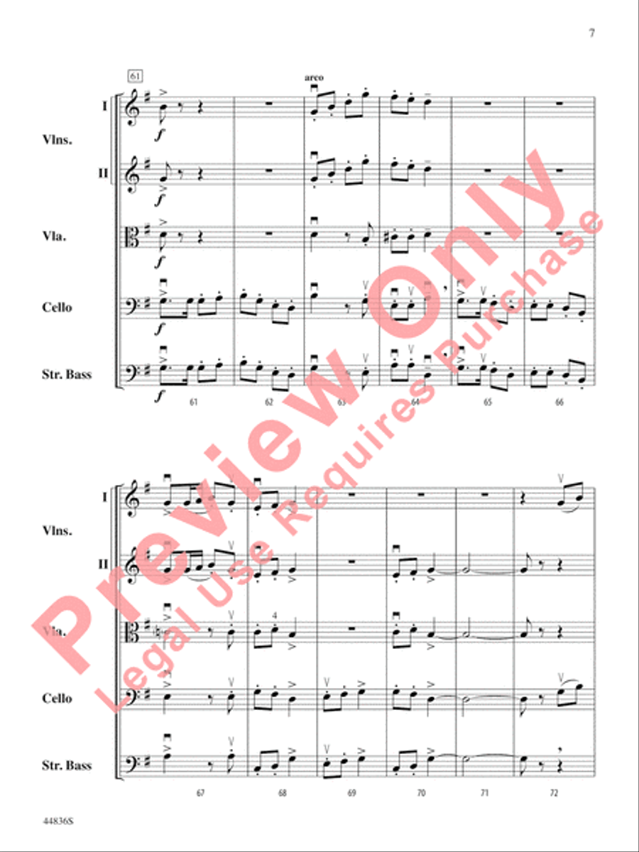 Appalachian Celebration String Orchestra scores gallery preview page 8