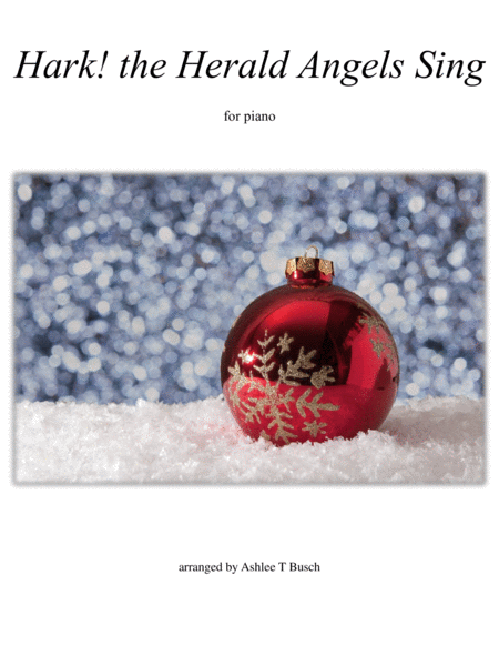 Hark! the Herald Angels Sing for Piano image number null