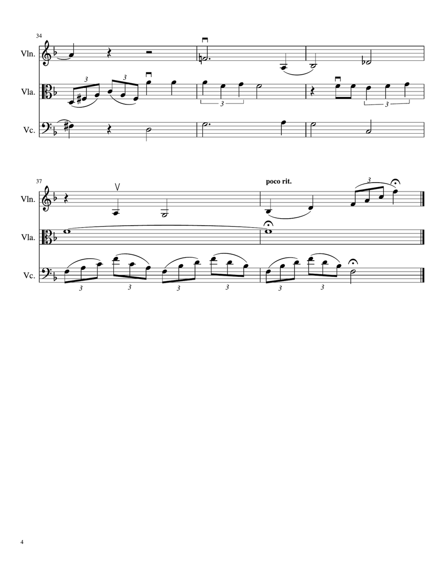 What A Wonderful World What A Wonderful World String Trio scores gallery preview page 5