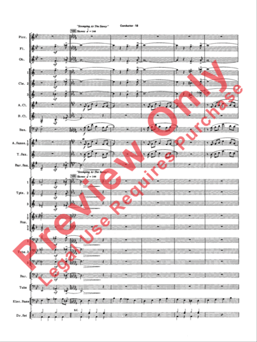 Big Band Spectacular Big Band Spectacular Concert Band scores gallery preview page 21