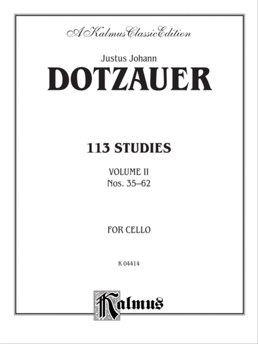 113 Studies, Volume 2 Cello scores gallery preview page 2