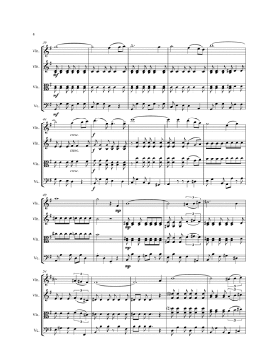 Beyond The Sea String Trio scores gallery preview page 6