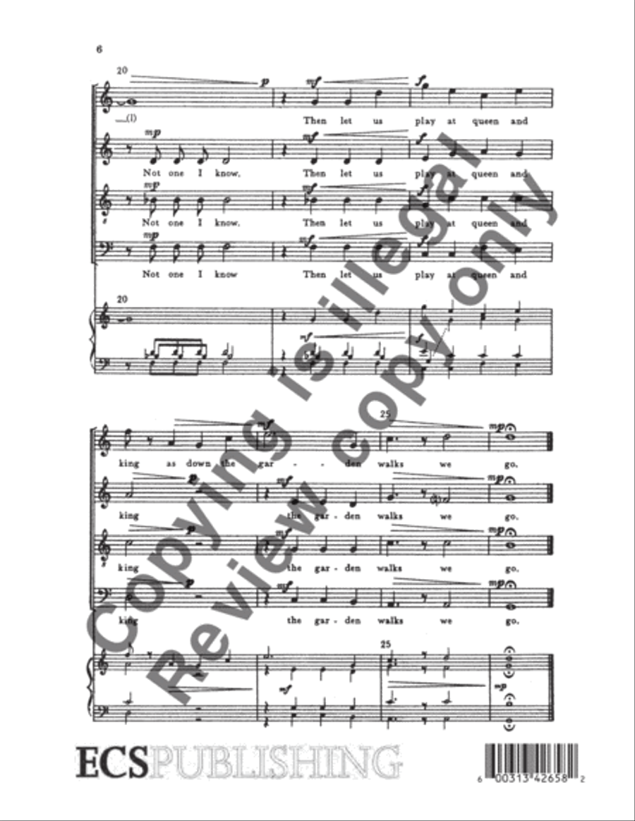 Henry Was a Worthy King 4-Part scores gallery preview page 5