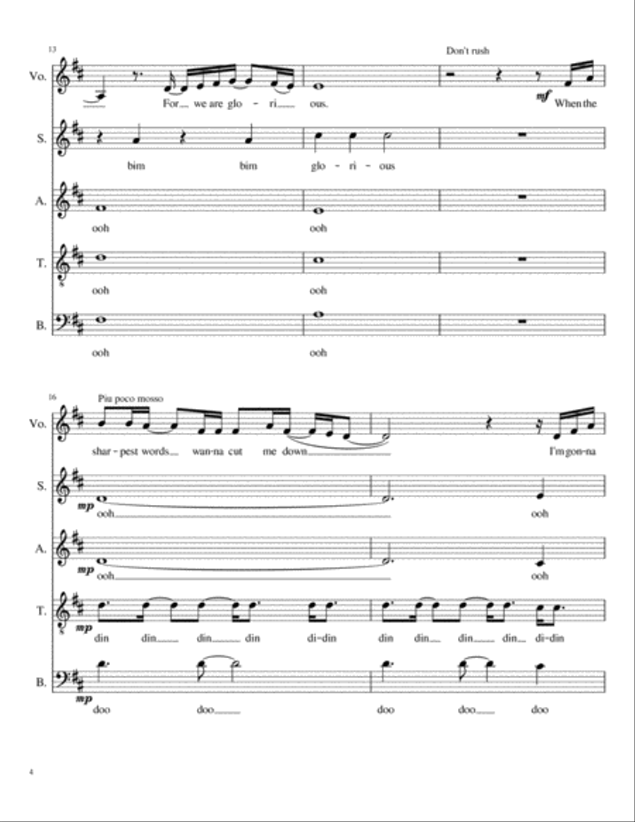 This Is Me This Is Me 4-Part scores gallery preview page 4