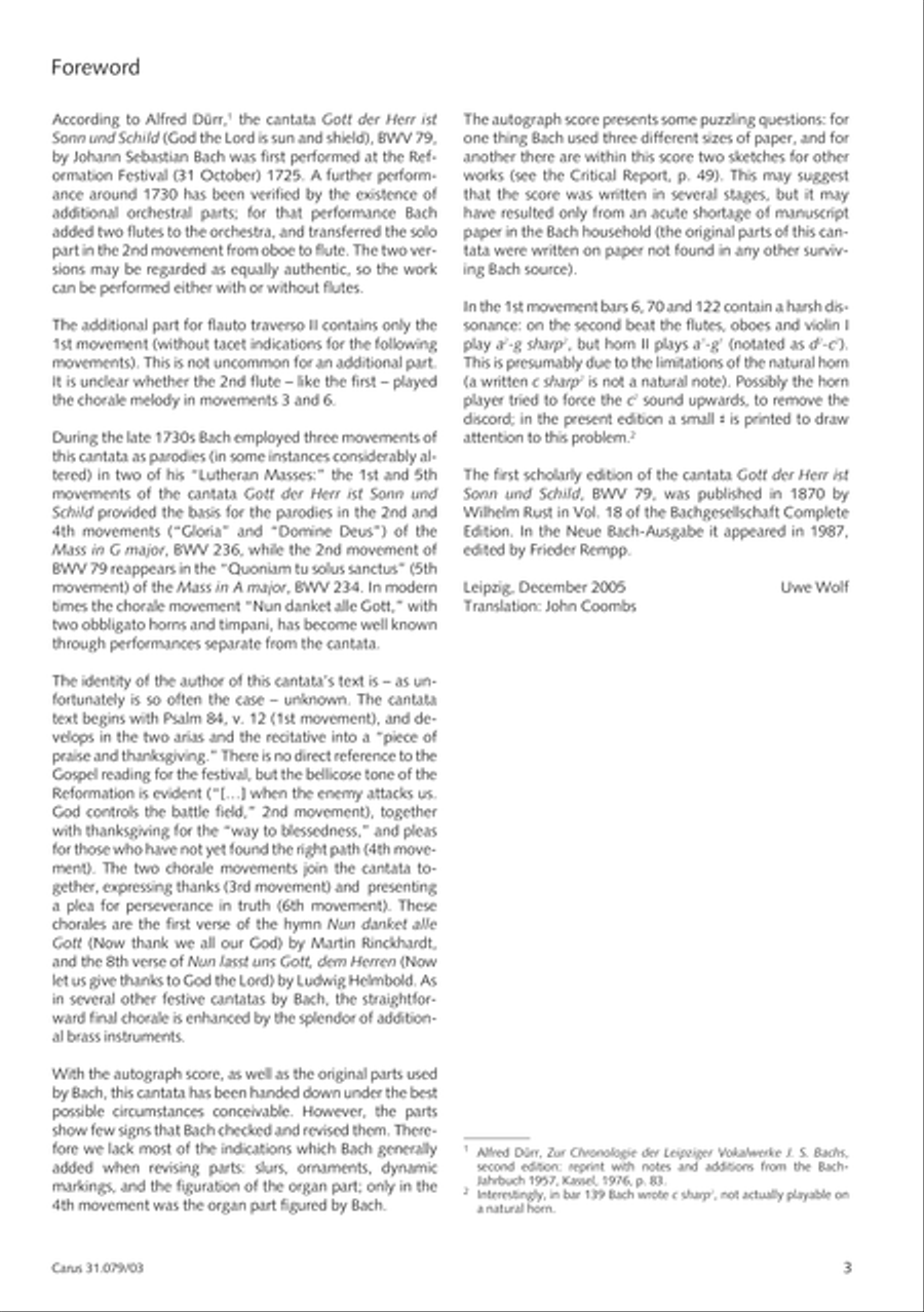 God the Lord is sun and shield (Gott, der Herr, ist Sonn und Schild) 4-Part scores gallery preview page 4