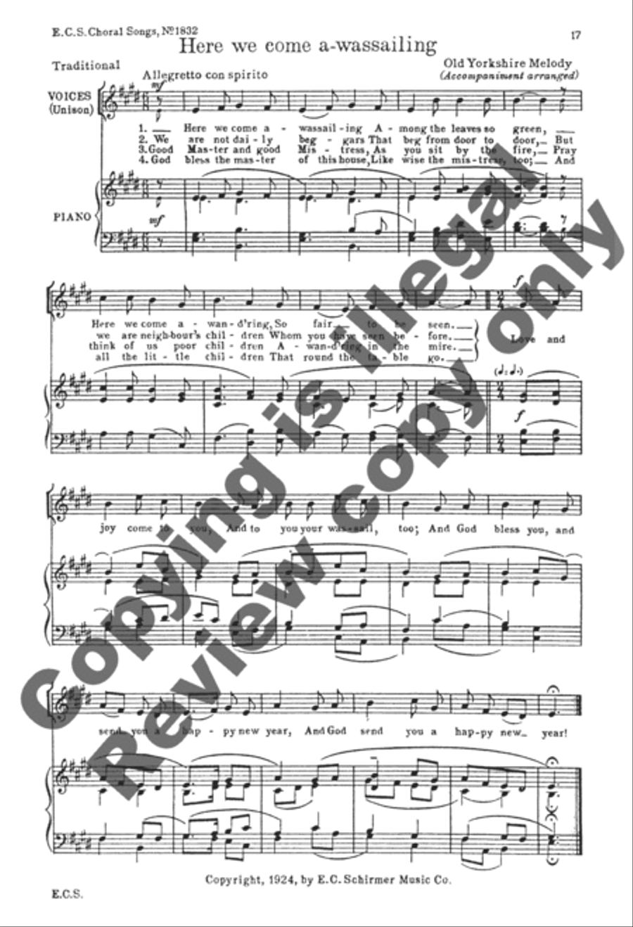 National Christmas Carols 4-Part scores gallery preview page 8