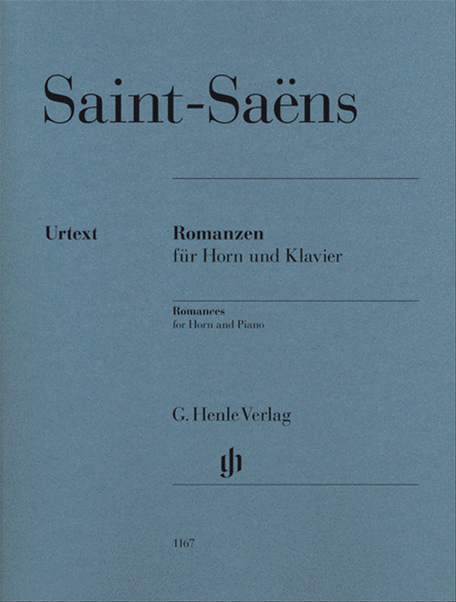 Camille Saint-Saëns – Romances for Horn and Piano Horn scores gallery preview page 1