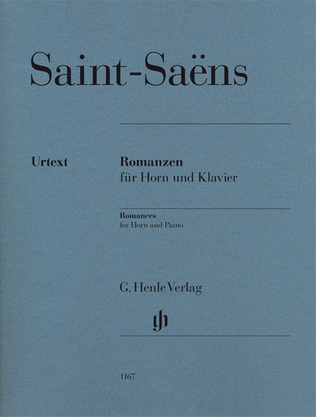 Book cover for Camille Saint-Saëns – Romances for Horn and Piano