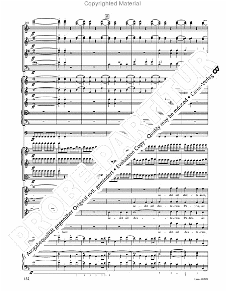 Missa solemnis 4-Part scores gallery preview page 148