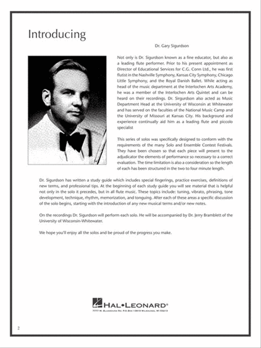 Master Solos Intermediate Level – Flute Flute Solo scores gallery preview page 3