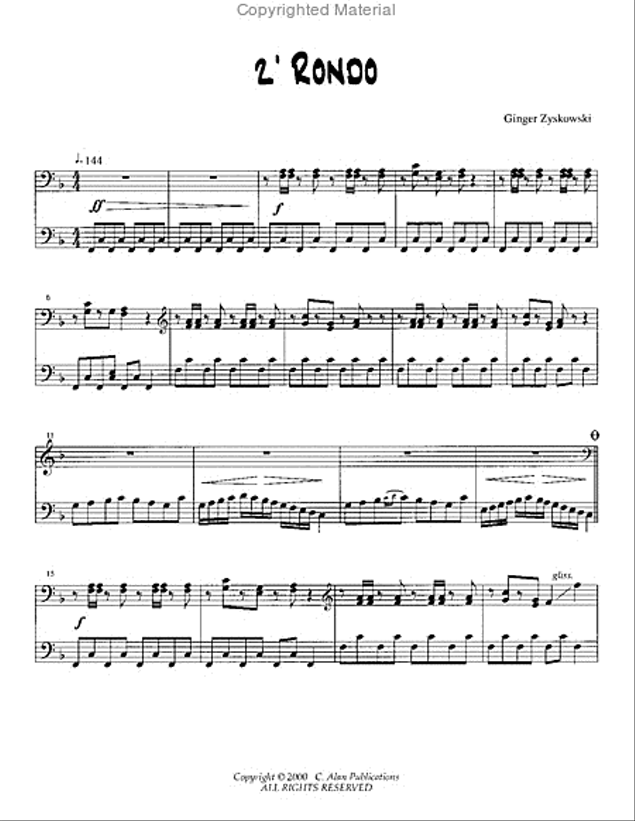 Memory's Glimpse/z'rondo Memory's Glimpse/z'rondo Percussion Ensemble scores gallery preview page 3