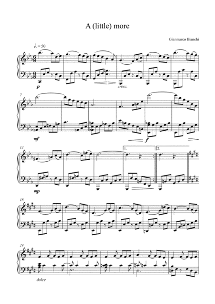 A (little) more Piano Solo scores gallery preview page 1