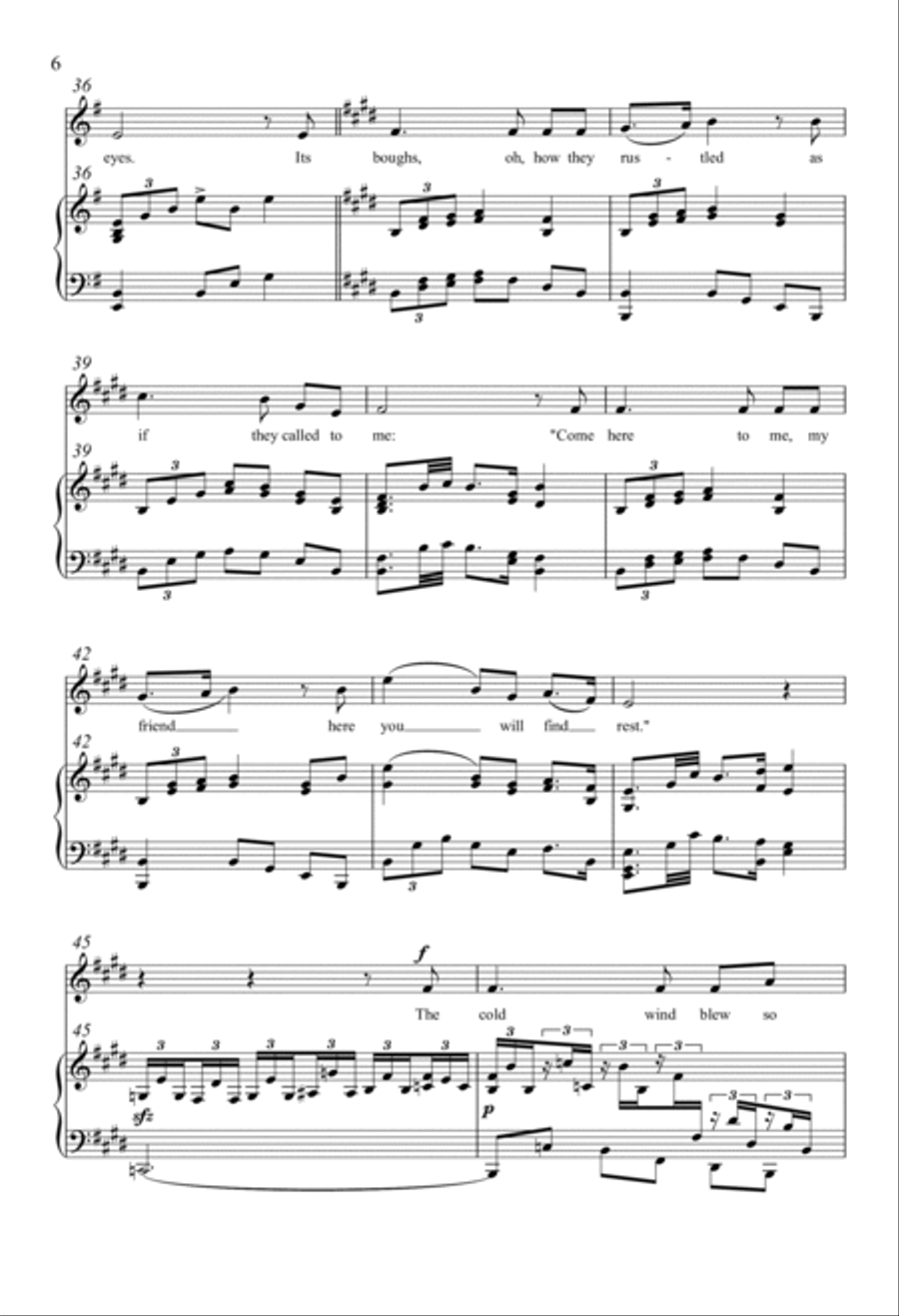 Der Lindenbaum Unison Choir scores gallery preview page 4