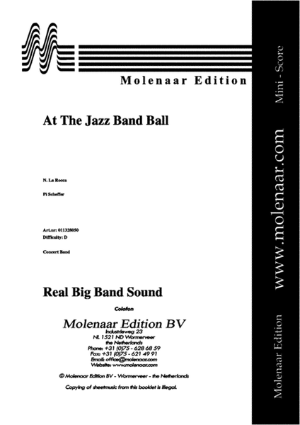 At the Jazz Band Ball by Pi Scheffer Big Band - Sheet Music