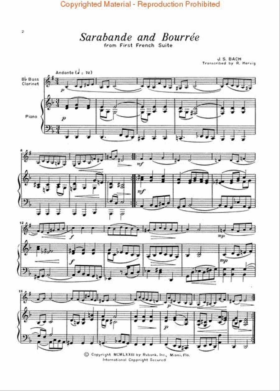 Concert and Contest Collection for Bb Bass Clarinet Concert Band Methods scores gallery preview page 2
