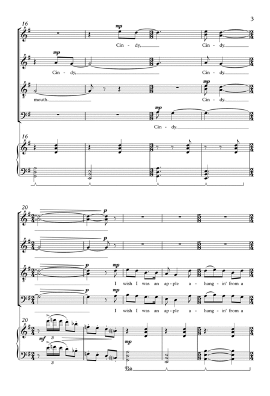 Cindy 4-Part scores gallery preview page 2