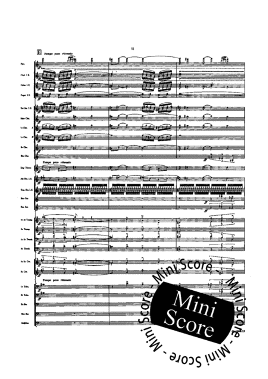 Symphonie pour Orchestre d'Harmonie Concert Band scores gallery preview page 17