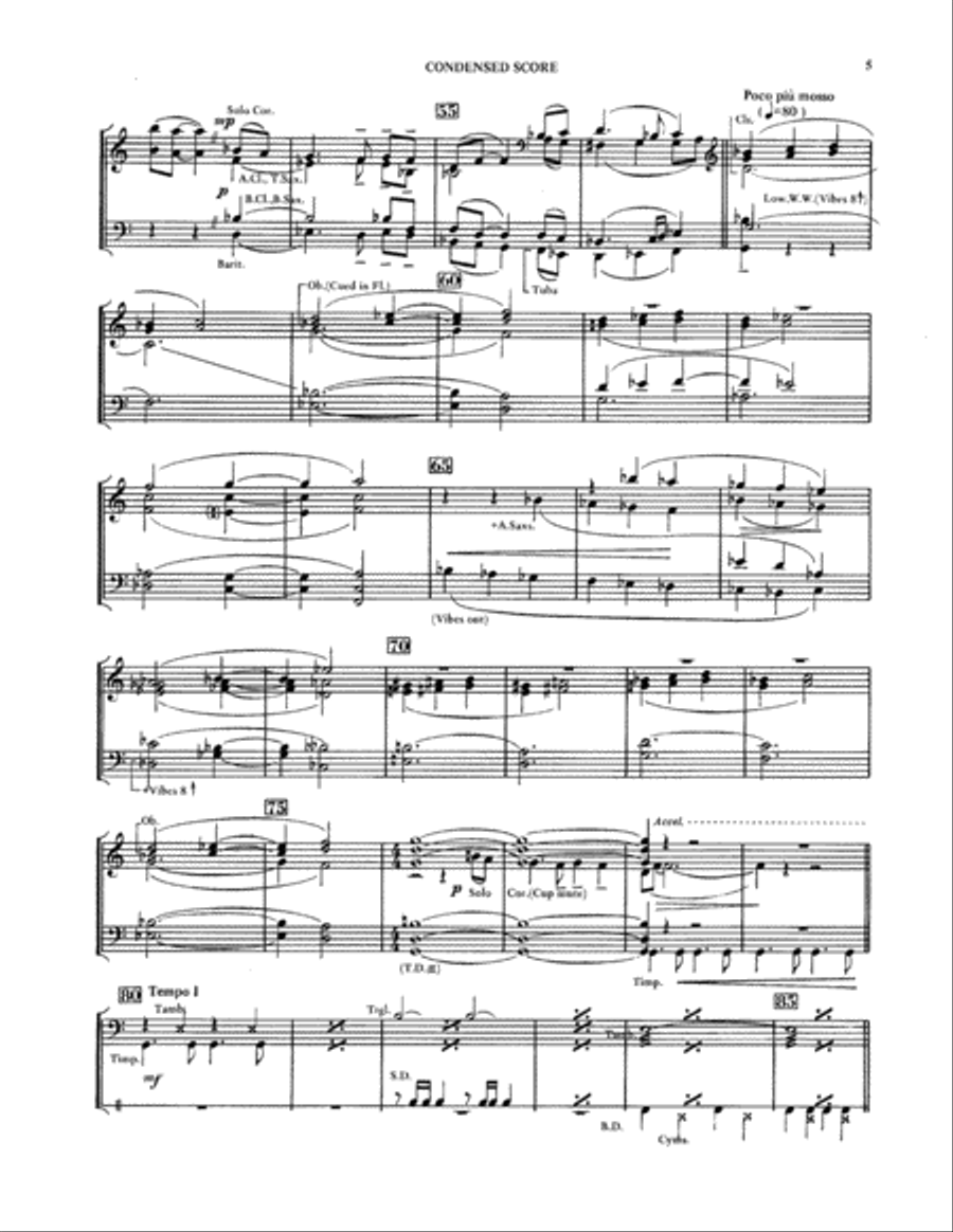 Blanchette Bridge - Conductor Concert Band scores gallery preview page 4