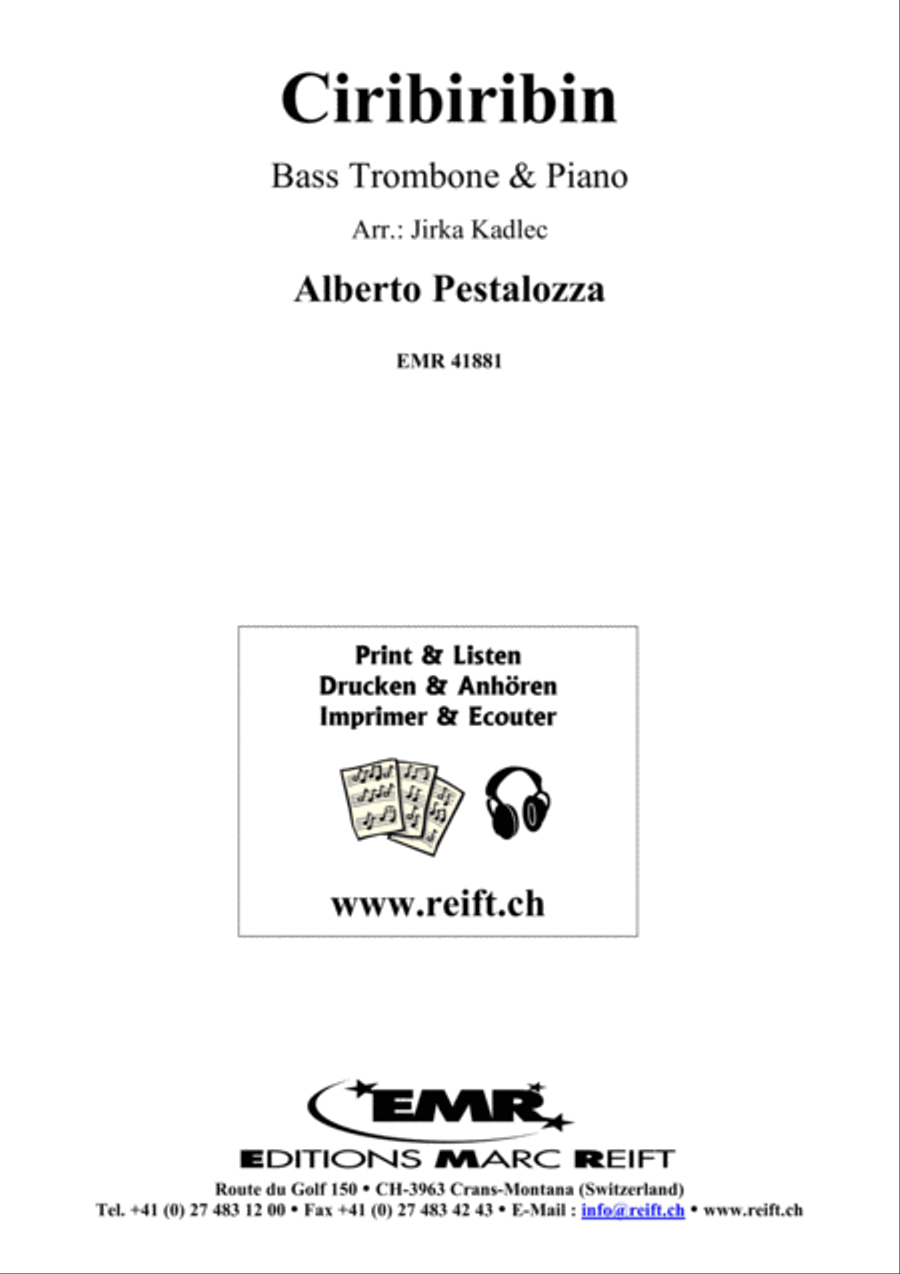 Ciribiribin Bass Trombone scores gallery preview page 2