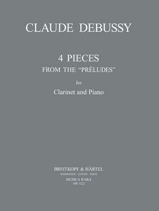 Book cover for 4 Pieces from the "Preludes"