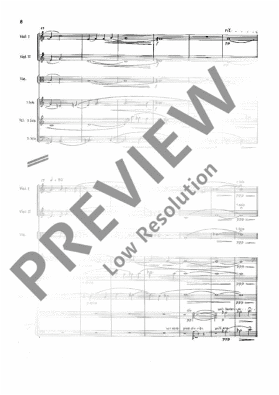 Fantasia for Strings String Orchestra scores gallery preview page 13