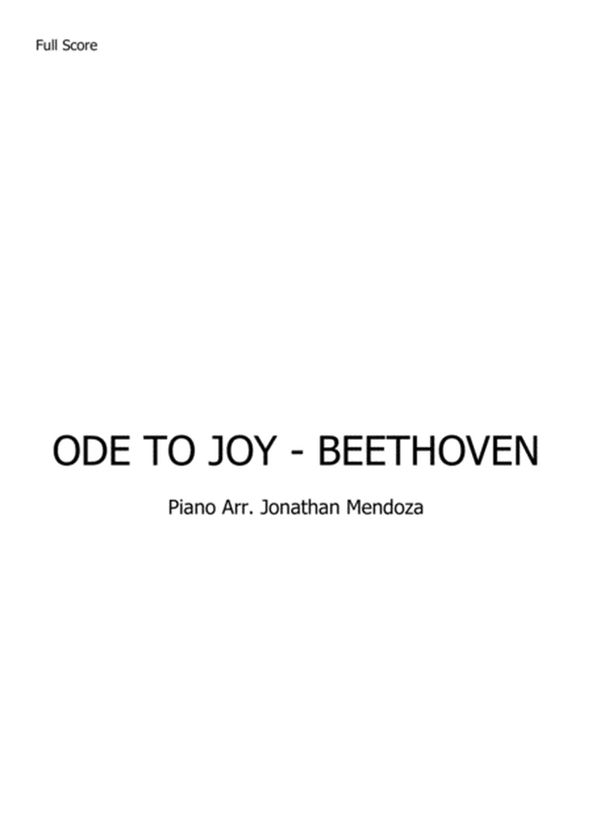 Ode to Joy - Beethoven Very Easy Piano Arr. image number null