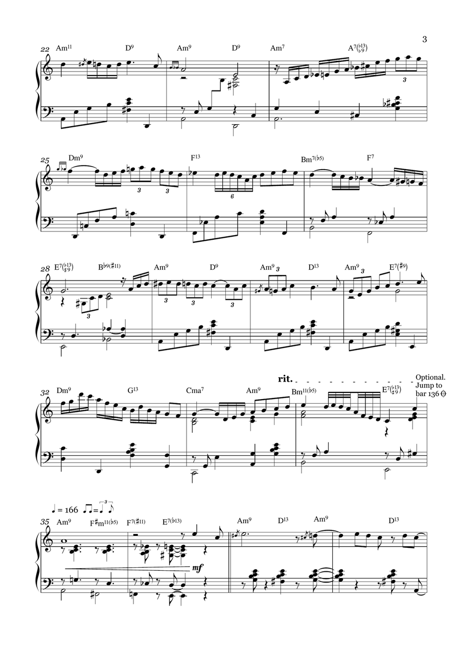 Summertime Piano Solo scores gallery preview page 3