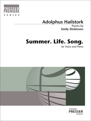 Book cover for Summer. Life. Song.