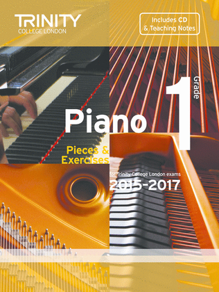 Book cover for Piano Exam Pieces & Exercises 2015-2017: Grade 1 (book, CD & teaching notes)
