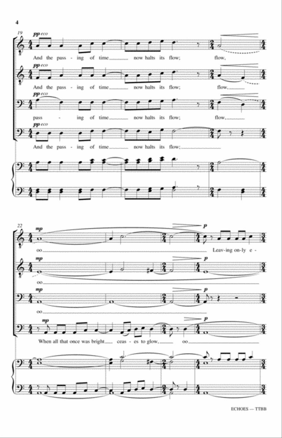 Echoes TTBB scores gallery preview page 4