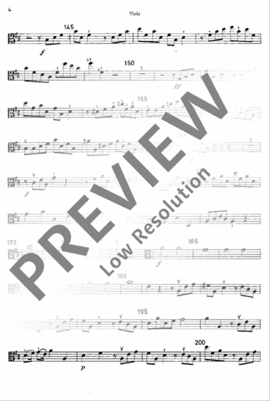 Symphony No. 1 Viola scores gallery preview page 5