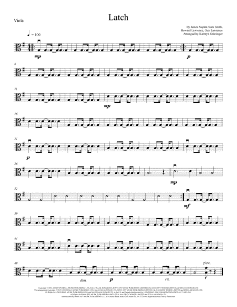 Latch String Quartet scores gallery preview page 4