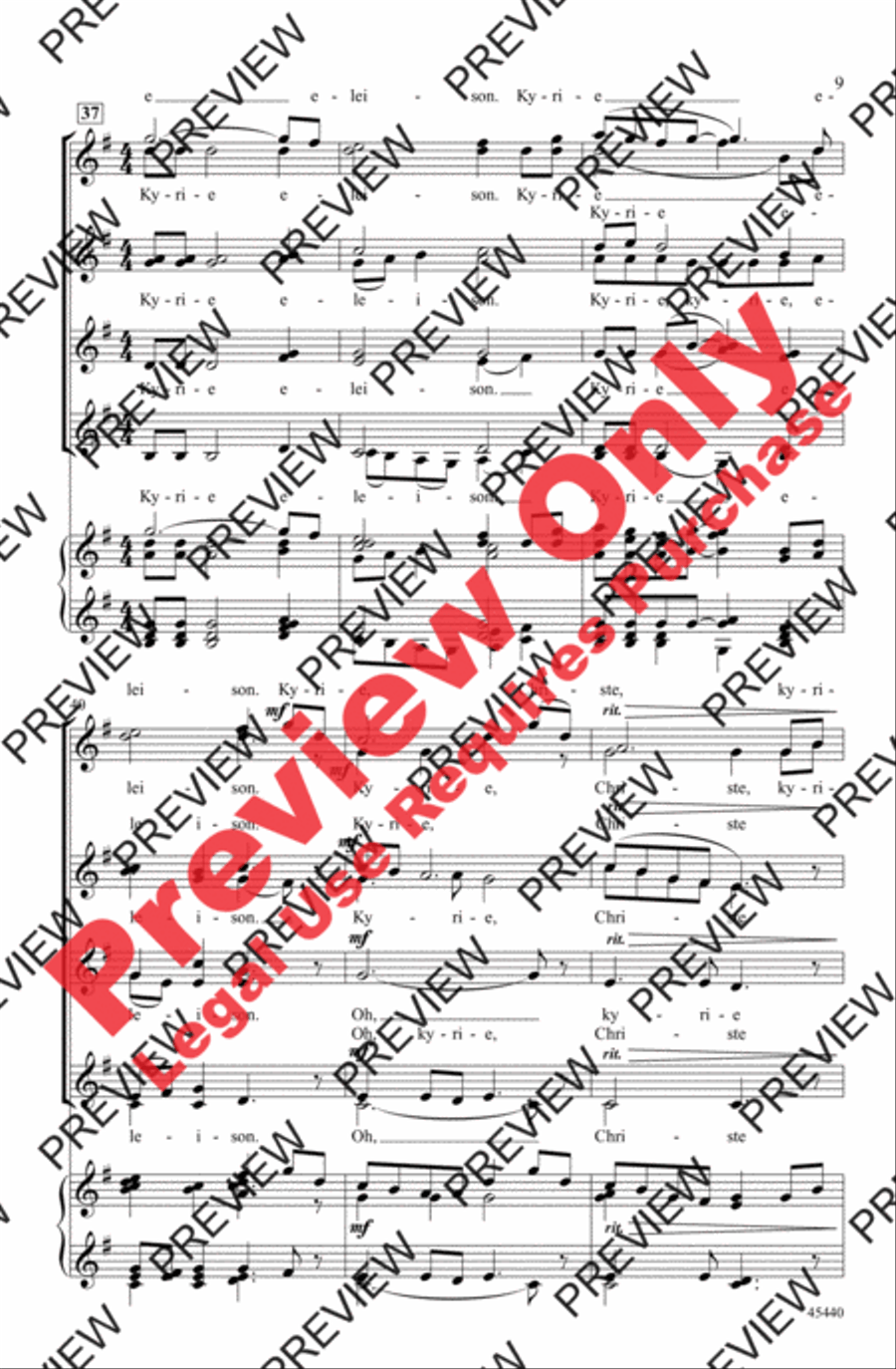 Kyrie Kyrie Women's Choir scores gallery preview page 9