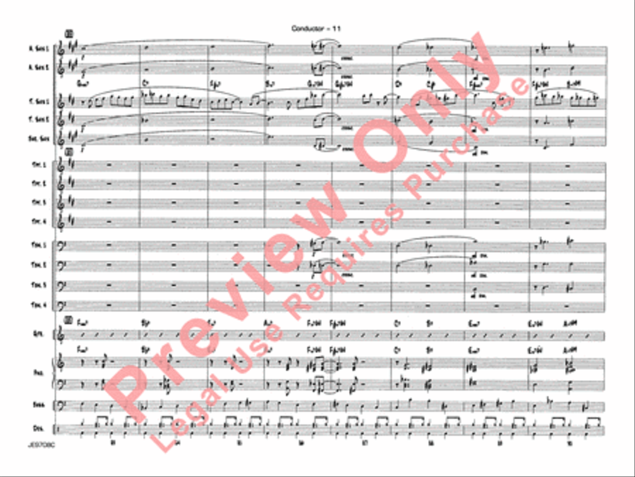 Cute Cute Jazz Ensemble scores gallery preview page 13