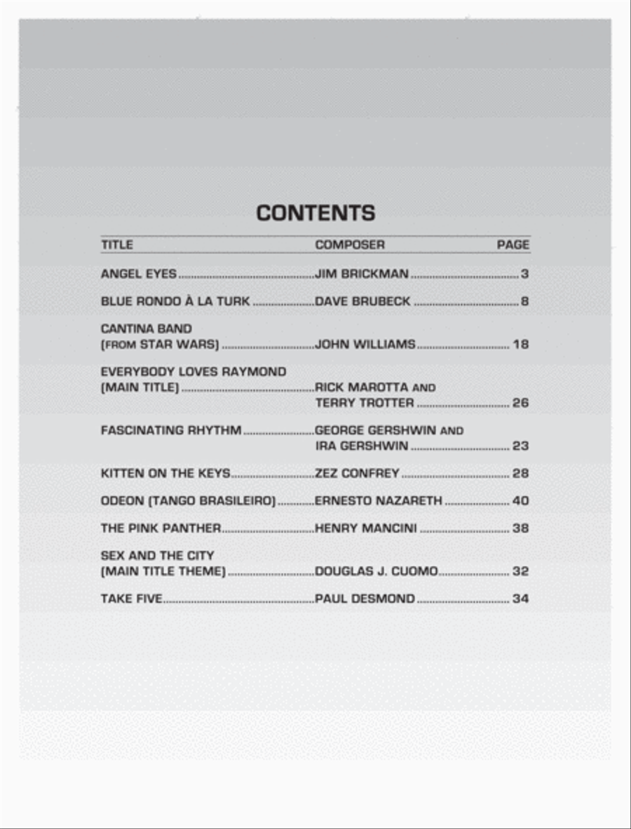10 for 10 Sheet Music Solo Piano Showpieces Piano Solo scores gallery preview page 2