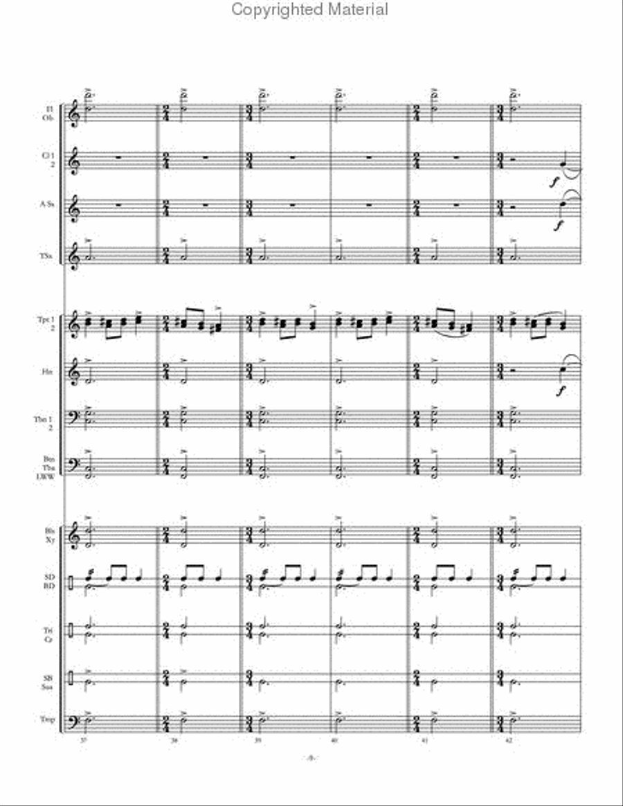 Kaleidoscope Concert Band scores gallery preview page 10