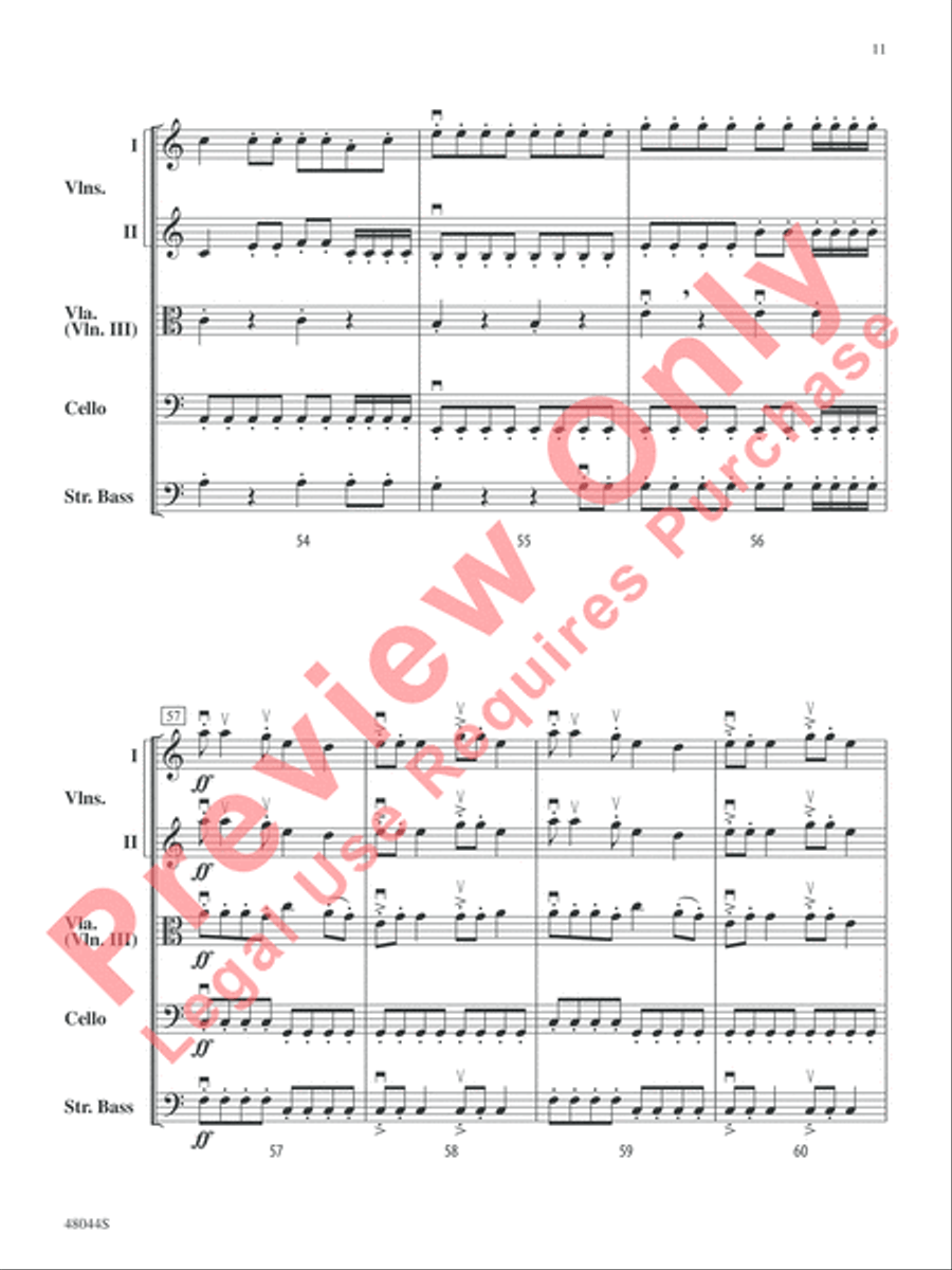 The Ascent The Ascent String Orchestra scores gallery preview page 12