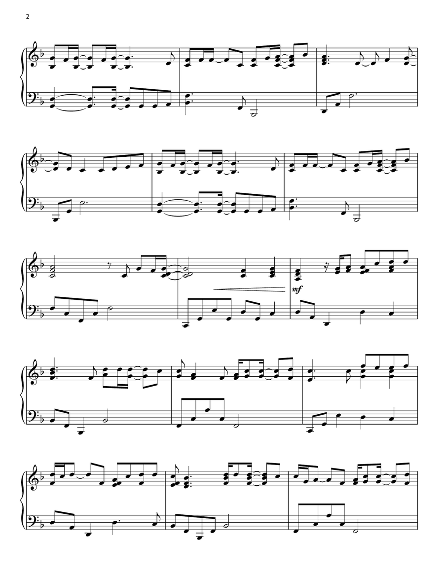 Praise You In This Storm Piano Solo scores gallery preview page 2