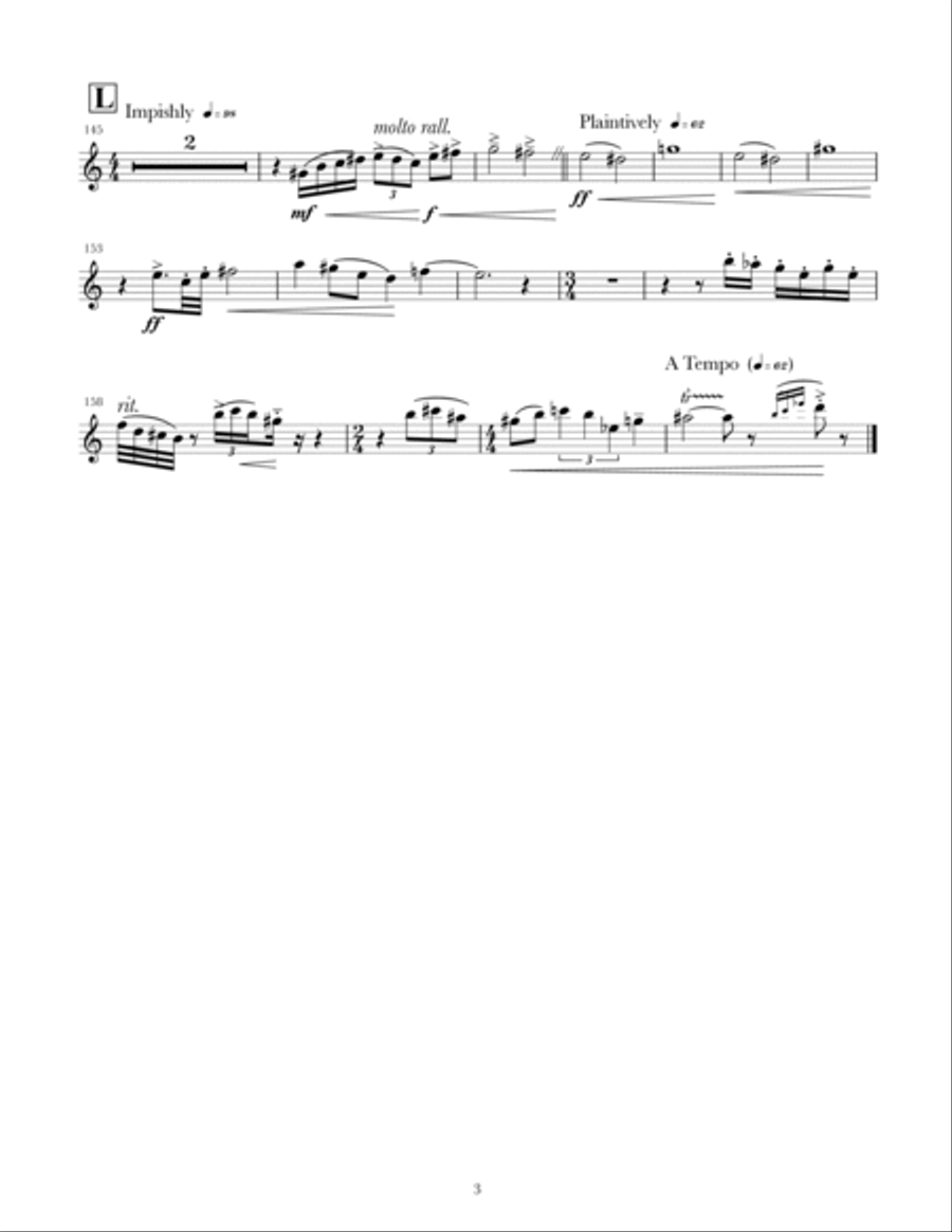 The Dark Glass Sinfonia (Parts) Full Orchestra scores gallery preview page 6