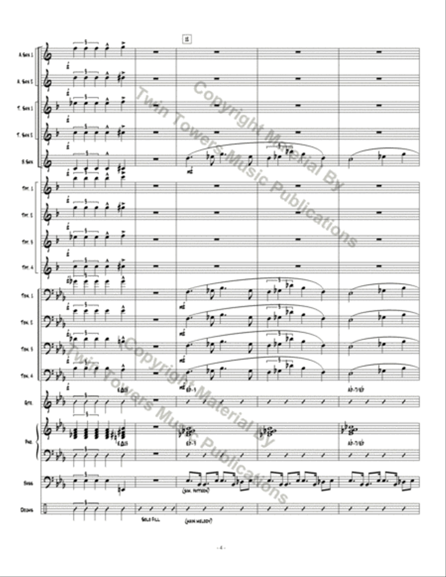 Summer Groove Jazz Ensemble scores gallery preview page 5