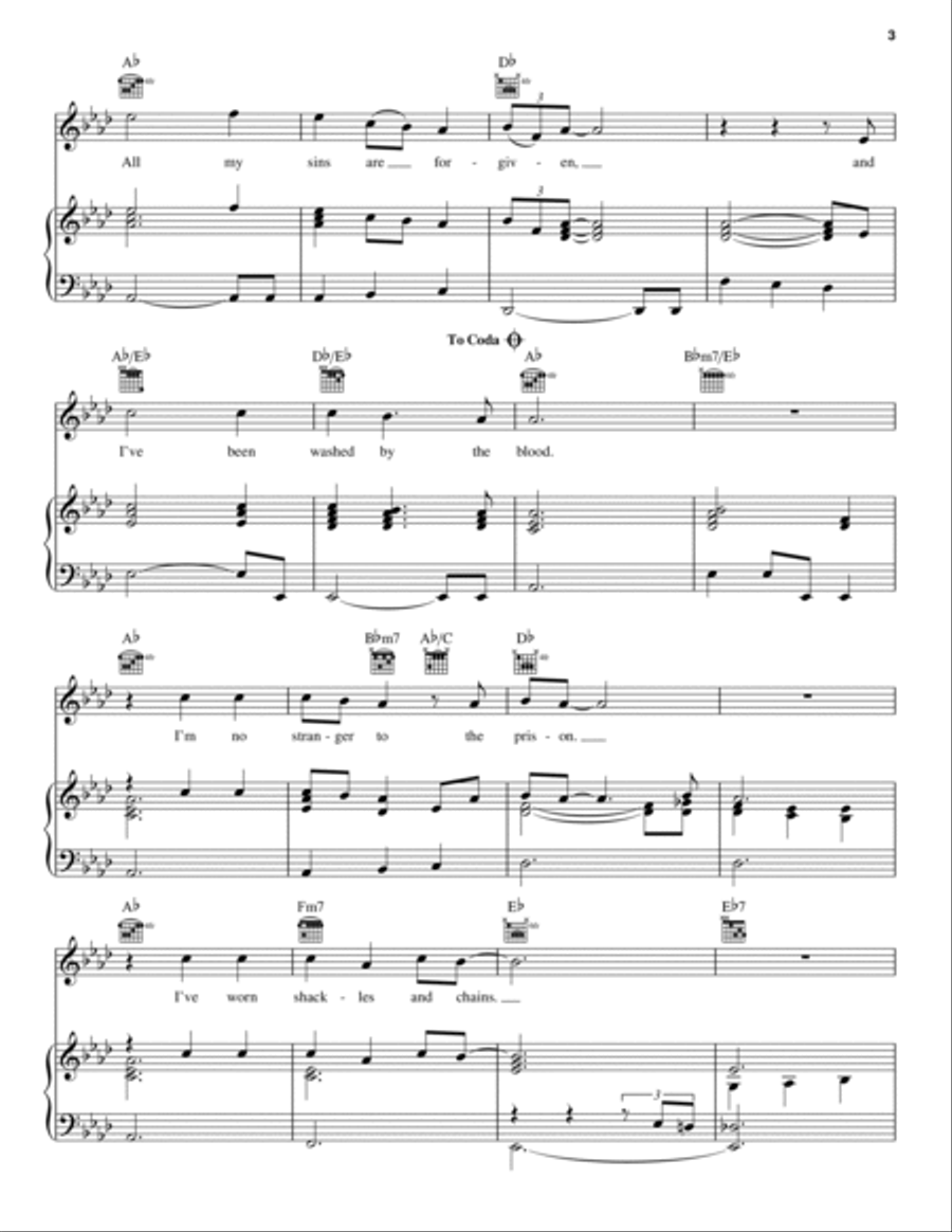 All My Hope Piano, Vocal, Guitar scores gallery preview page 3