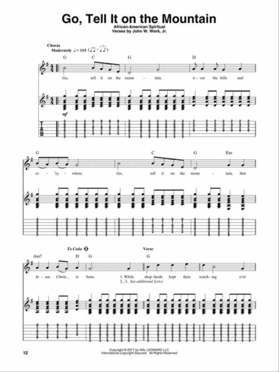 Christmas Classics Guitar Tablature scores gallery preview page 5