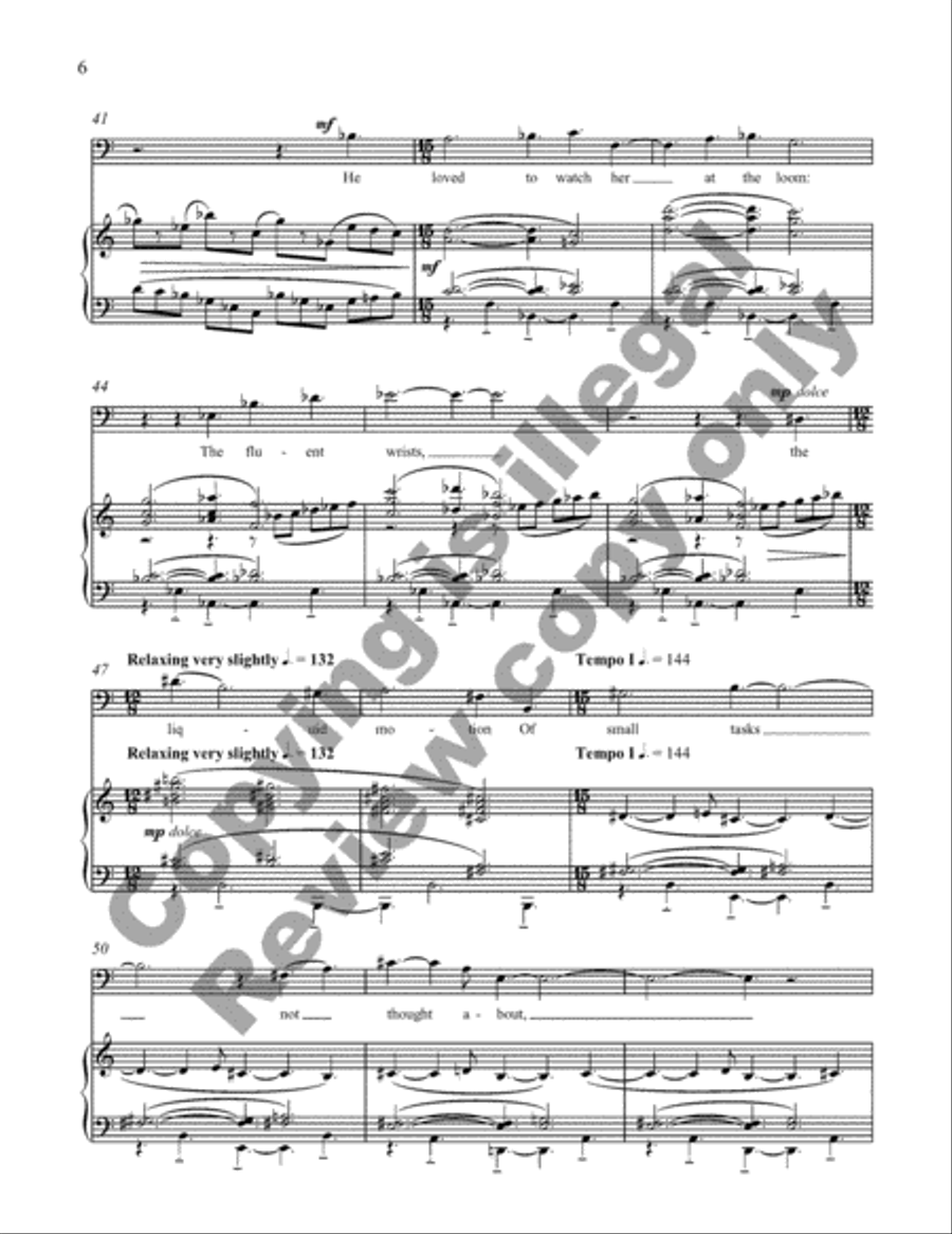 Everyone Sang: Four Songs for Baritone and Piano image number null
