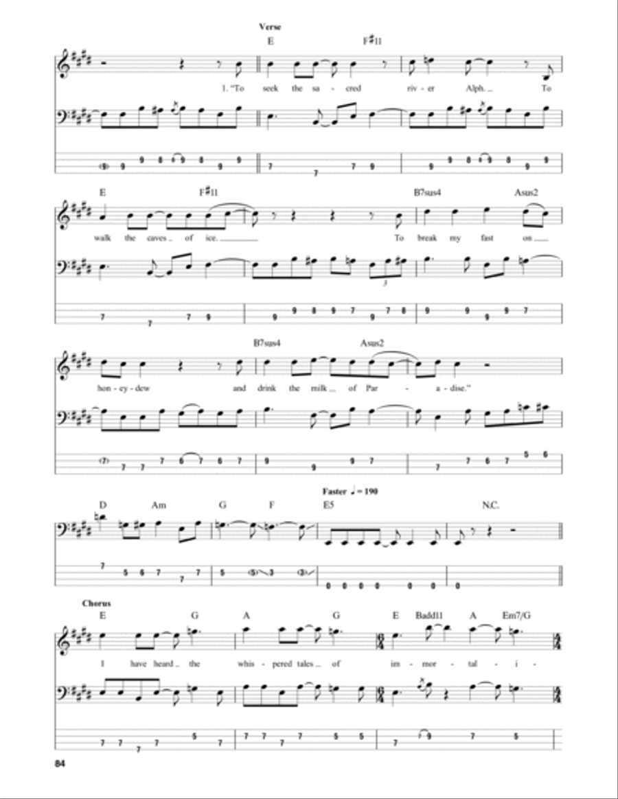 Xanadu Xanadu Guitar Tablature scores gallery preview page 5